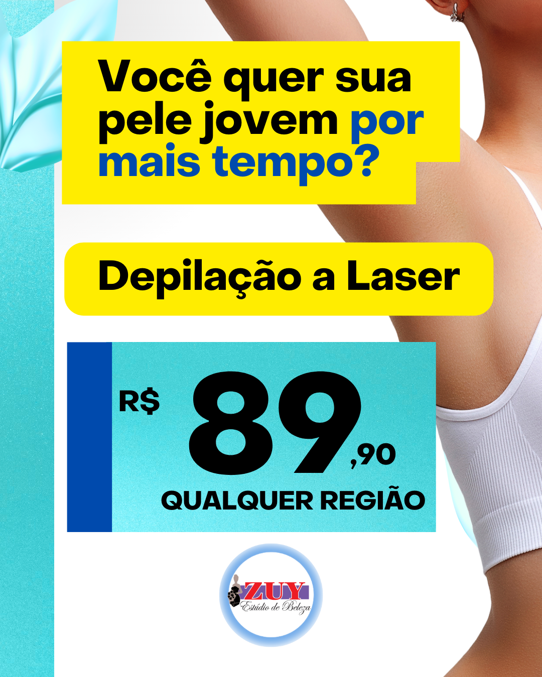 Depilação a Laser Estúdio Zuy